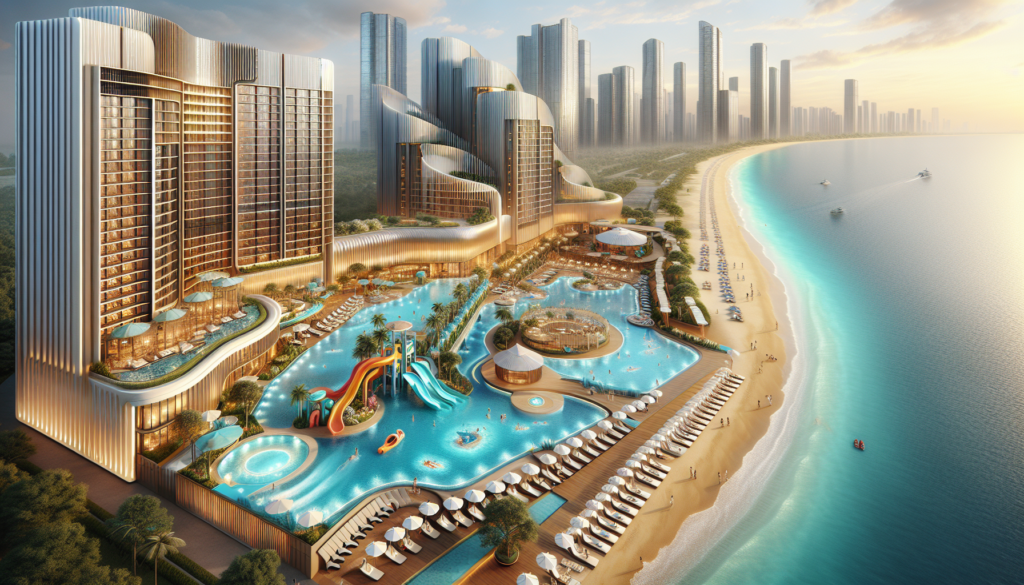 Роскошный курорт Riu Dubai Beach Resort на островах Дейра с великолепной архитектурой, шести бассейнами и Private пляжем.